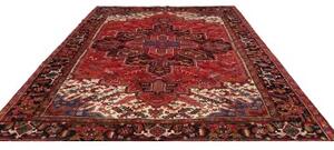 Tappeto Gorawan Stilizzato Rosso Nero 278x340 Cm