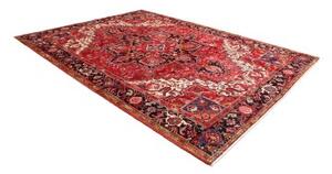Tappeto Gorawan Stilizzato Rosso Blu Scuro 260x346 Cm