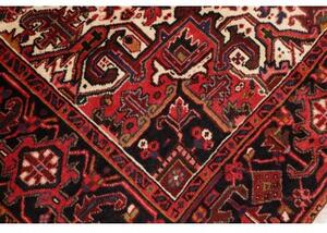 Tappeto Gorawan Stilizzato Rosso Nero 260x330 Cm