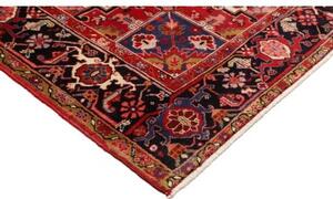 Tappeto Gorawan Stilizzato Rosso Blu Scuro 260x346 Cm