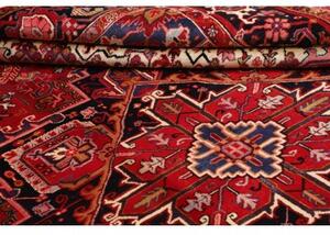 Tappeto Gorawan Stilizzato Rosso Blu Scuro 260x346 Cm