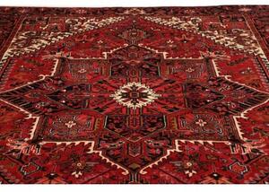Tappeto Gorawan Stilizzato Rosso Nero 260x330 Cm