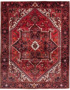 Tappeto Gorawan Stilizzato Rosso Nero 260x330 Cm