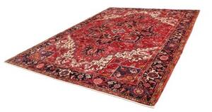 Tappeto Gorawan Stilizzato Rosso Blu Scuro 260x346 Cm