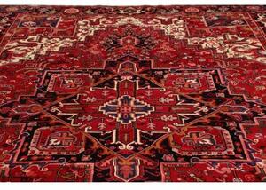 Tappeto Gorawan Stilizzato Rosso Blu Scuro 260x346 Cm