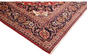 Tappeto Ardakan Medaglione Floreale Rosso Blu Notte 204x316 Cm