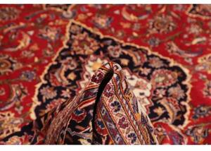 Tappeto Ardakan Medaglione Floreale Rosso Blu Notte 204x316 Cm