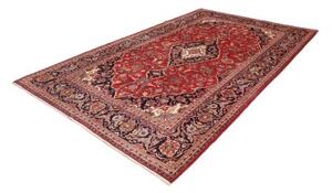 Tappeto Ardakan Medaglione Floreale Rosso Blu Notte 204x316 Cm
