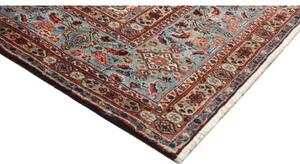 Tappeto Moud Medaglione Floreale Rosso Azzurro 206x295 Cm