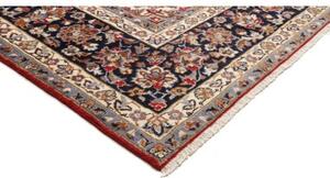 Tappeto Nadjafabad Medaglione Floreale Rosso Blu Notte 255x390 Cm