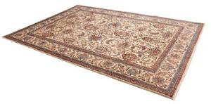 Tappeto Mashad Floreale Avorio Rosso Mattone 220x317 Cm