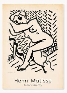 Poster Henri Matisse - Seated Model