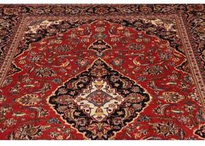 Tappeto Ardakan Medaglione Floreale Rosso Blu Notte 204x316 Cm