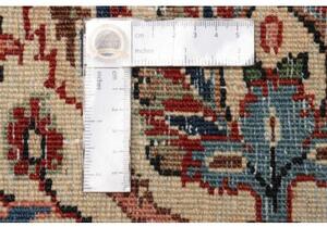 Tappeto Mashad Floreale Avorio Rosso Mattone 220x317 Cm