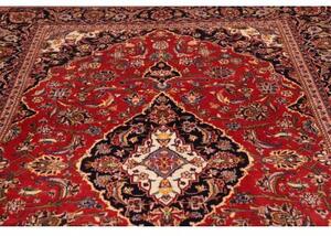 Tappeto Ardakan Medaglione Floreale Rosso Blu Notte 204x316 Cm