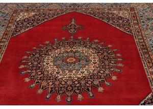 Tappeto Moud Medaglione Floreale Rosso Azzurro 206x295 Cm