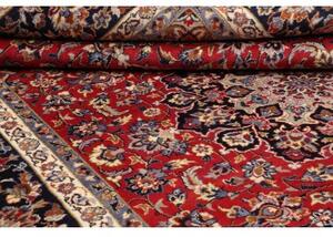 Tappeto Nadjafabad Medaglione Floreale Rosso Blu Notte 255x390 Cm