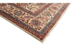 Tappeto Mashad Floreale Avorio Rosso Mattone 220x317 Cm