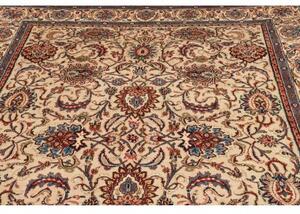 Tappeto Mashad Floreale Avorio Rosso Mattone 220x317 Cm