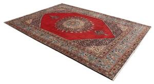 Tappeto Moud Medaglione Floreale Rosso Azzurro 206x295 Cm