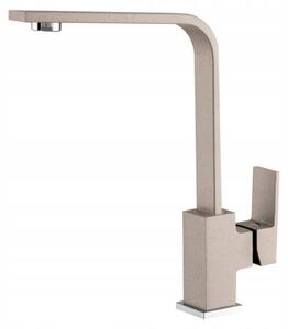 Granitan | NOOK - Miscelatore da cucina - Orientabile a 360° - Beige - Ottone - Miscelatore a colonna