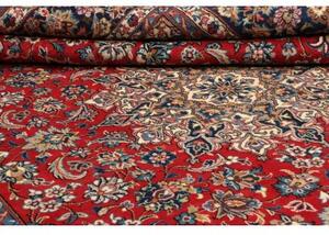 Tappeto Nadjafabad Medaglione Floreale Rosso Blu 292x403 Cm