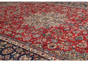 Tappeto Nadjafabad Medaglione Floreale Rosso Blu 292x403 Cm