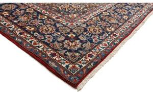 Tappeto Nadjafabad Medaglione Floreale Rosso Blu 292x403 Cm