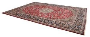 Tappeto Nadjafabad Medaglione Floreale Rosso Blu 292x403 Cm