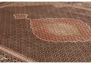 Tappeto Tabriz 50 Raj Mahi Stilizzato Rosso Ruggine Beige 203x300 Cm