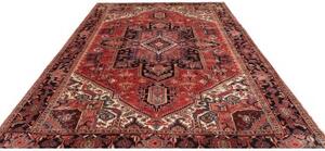 Tappeto Gorawan Stilizzato Rosso Ruggine Blu Scuro 254x350 Cm