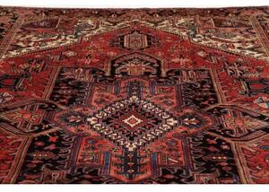 Tappeto Gorawan Stilizzato Rosso Ruggine Blu Scuro 254x350 Cm