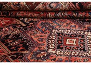 Tappeto Gorawan Stilizzato Rosso Ruggine Blu Scuro 254x350 Cm