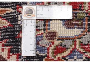 Tappeto Nadjafabad Medaglione Floreale Rosso Blu Scuro 257x346 Cm