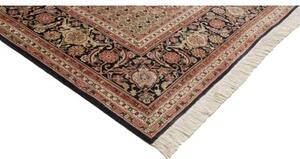 Tappeto Tabriz 50 Raj Mahi Stilizzato Rosso Ruggine Beige 203x300 Cm