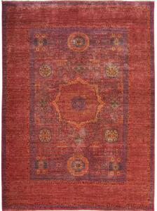 Tappeto Kairo Stilizzato Rosso Blu 146x204 Cm