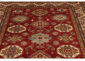 Tappeto Kazak Fine Stilizzato Rosso Ruggine Beige 172x246 Cm