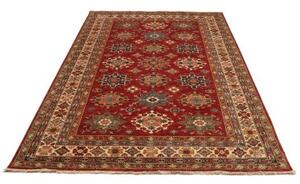 Tappeto Kazak Fine Stilizzato Rosso Beige 188x264 Cm