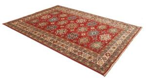 Tappeto Kazak Fine Stilizzato Rosso Beige 188x264 Cm