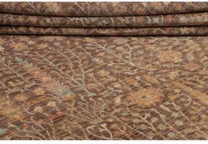 Tappeto Floralia Floreale Marrone Scuro Beige 251x335 Cm