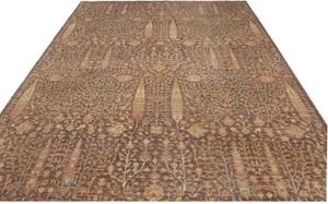 Tappeto Floralia Floreale Marrone Scuro Beige 251x335 Cm