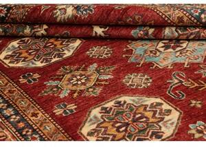 Tappeto Kazak Fine Stilizzato Rosso Ruggine Beige 172x246 Cm