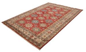 Tappeto Kazak Fine Stilizzato Rosso Beige 188x264 Cm