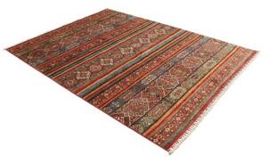 Tappeto Samarkand Geometrico Rosso Blu 178x246 Cm