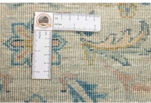 Tappeto Floralia Floreale Avorio Blu Petrolio Corsia 79x341 Cm