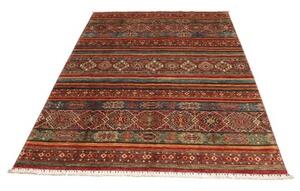 Tappeto Samarkand Geometrico Rosso Blu 178x246 Cm