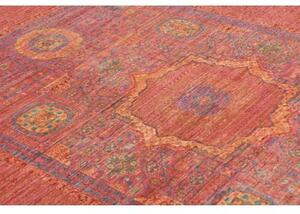 Tappeto Kairo Stilizzato Rosso Blu 146x204 Cm