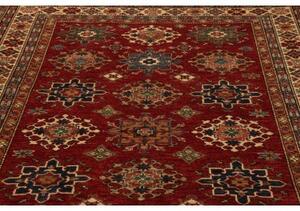 Tappeto Kazak Fine Stilizzato Rosso Beige 188x264 Cm