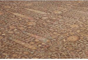 Tappeto Floralia Floreale Marrone Scuro Beige 251x335 Cm