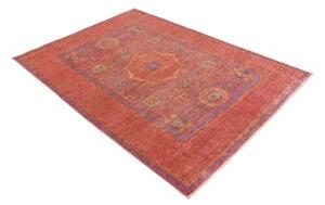 Tappeto Kairo Stilizzato Rosso Blu 146x204 Cm